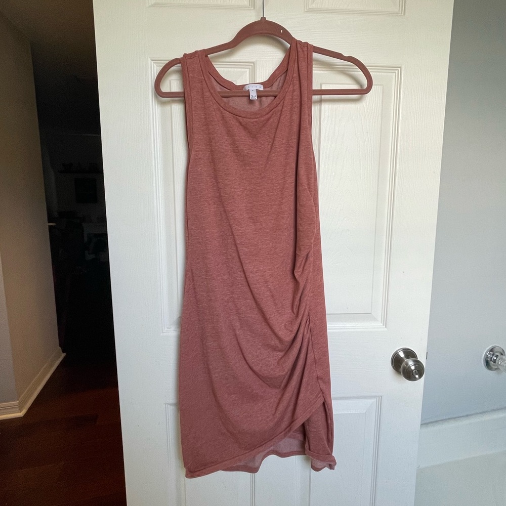 Pink body con dress